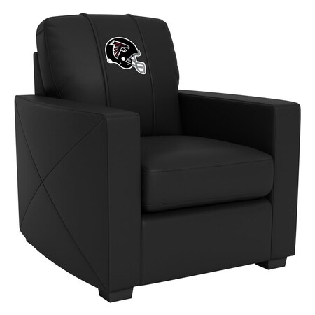 Dreamseat Silver Club Chair with Atlanta Falcons Helmet Logo XZ7759002CHCDBK-PSNFL20007